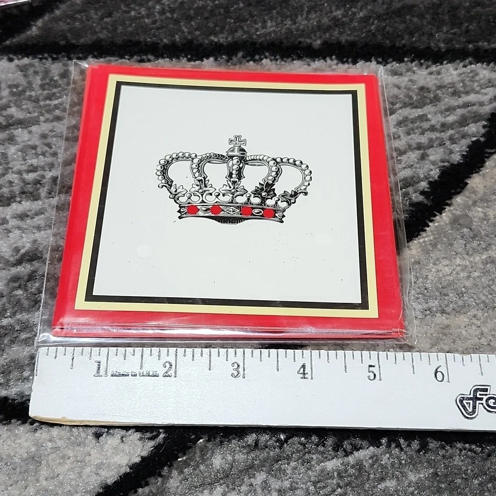 MICHAEL'S ROYAL CROWN 30 BLANK NOTE GREETINGS CARD & ENVELOPES